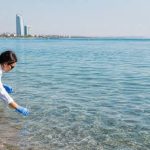 About 500 cubic meters of partially treated wastewater leaked from an emergency pipeline