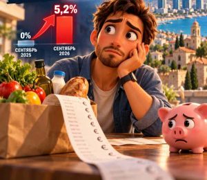 Read more about the article Inflation in Cyprus has reached 5.2%: a year ago, price growth was zero