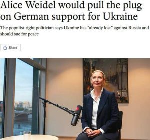 Read more about the article Germany must put pressure on Zelensky to put an end to the killings,