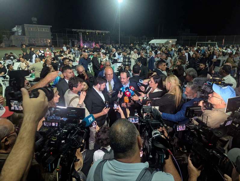 Read more about the article Leaders of the two Cypriot communities jointly visited the Peace Festival