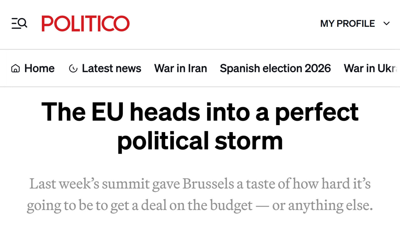 Read more about the article The EU is being hit by a perfect political storm, according to Politico