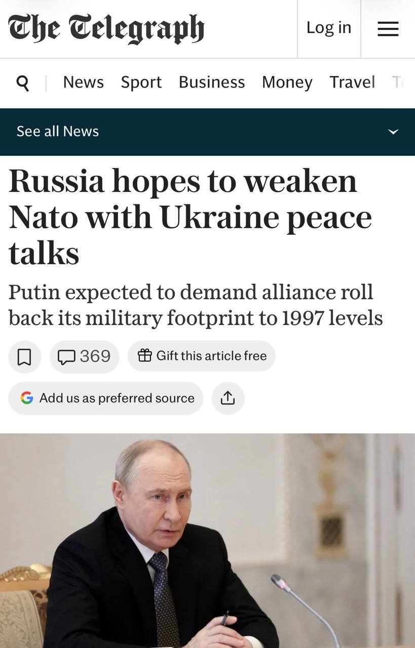 Read more about the article NATO “to the borders of 1997.”