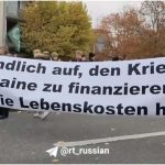 «Прекратите финансировать войну на Украине — снизьте стоимость жизни здесь!»